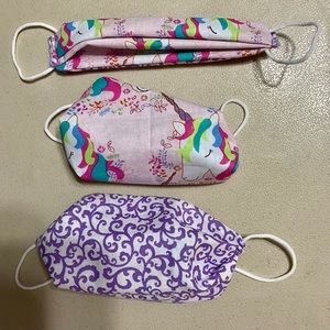 Unicorn Face Mask Handcrafted